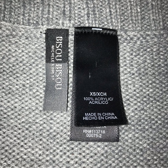 Women’s Bisou Bisou Cardigan Sweater w/ Short Sleeves & Button Front - Picture 4 of 4